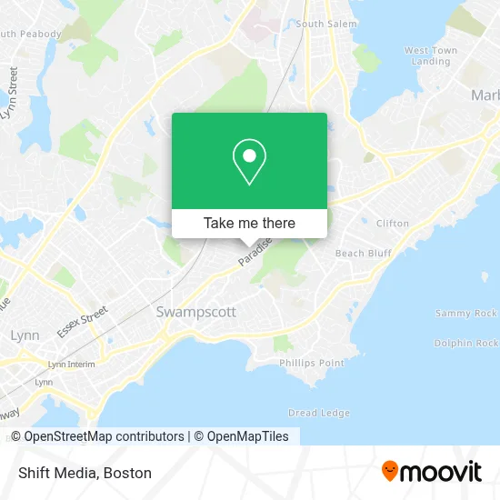 Shift Media map