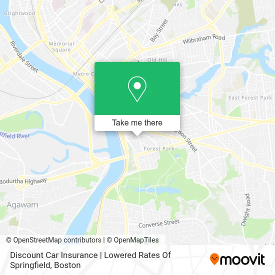 Discount Car Insurance | Lowered Rates Of Springfield map
