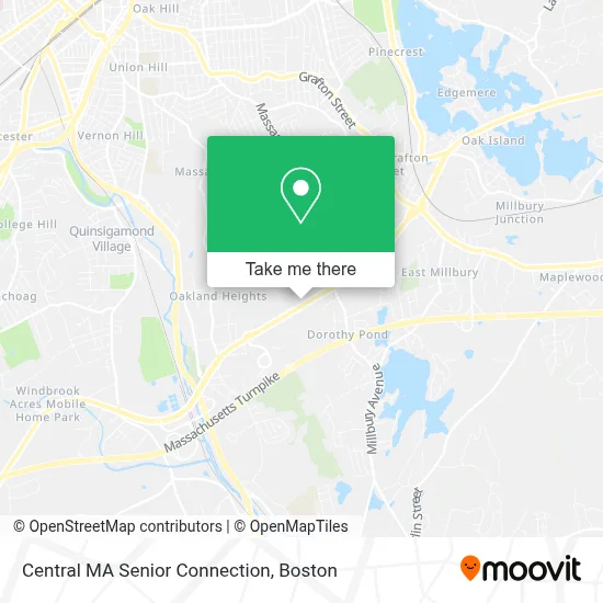 Central MA Senior Connection map