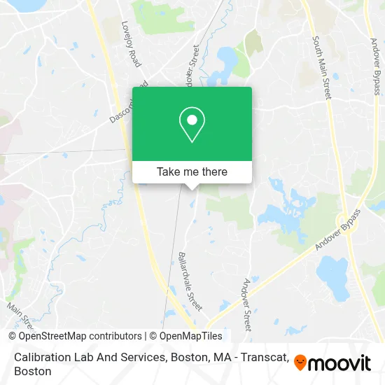 Calibration Lab And Services, Boston, MA - Transcat map