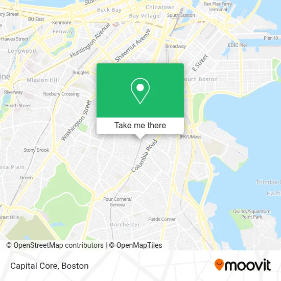 Capital Core map
