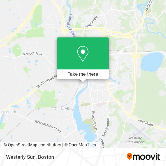 Westerly Sun map