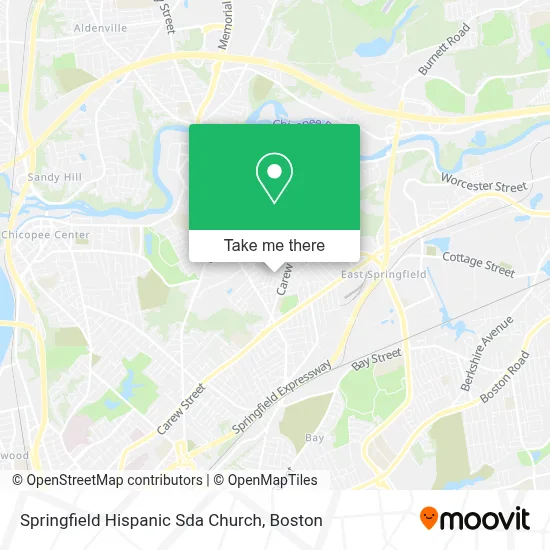 Springfield Hispanic Sda Church map