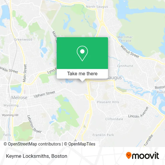 Keyme Locksmiths map