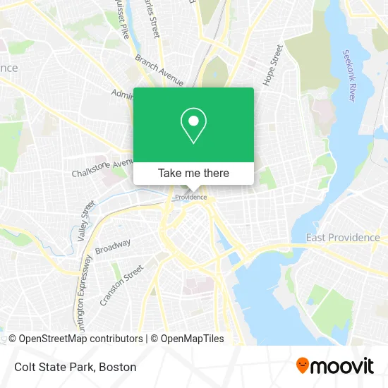 Colt State Park map