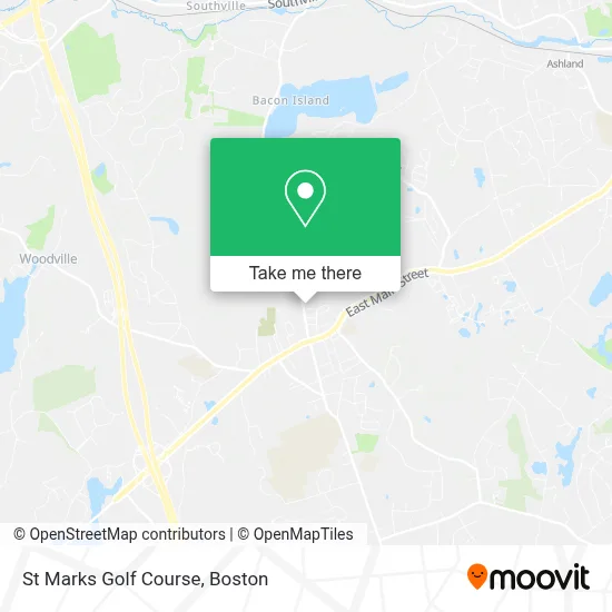 St Marks Golf Course map