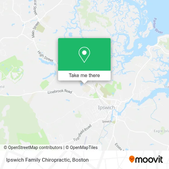 Ipswich Family Chiropractic map