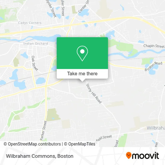 Wilbraham Commons map