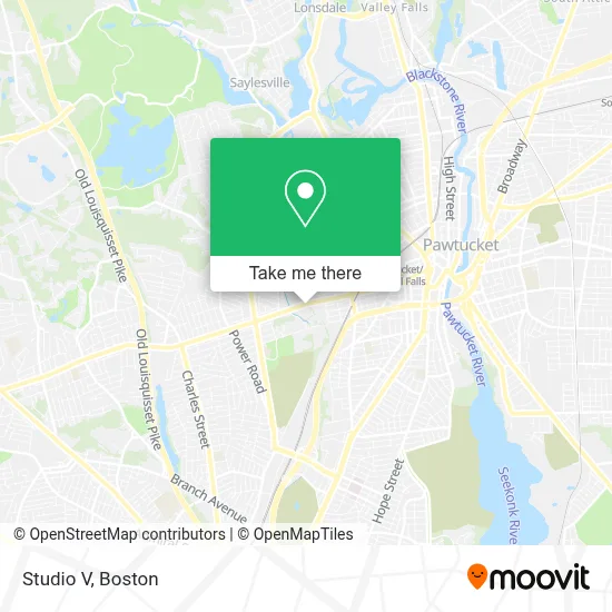 Studio V map