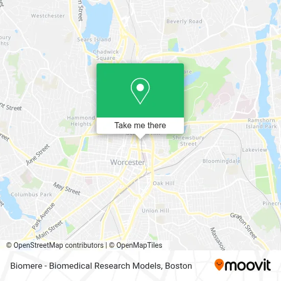 Biomere - Biomedical Research Models map