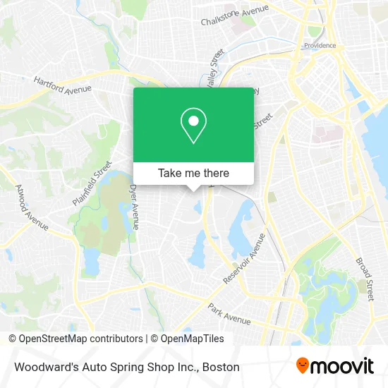 Woodward's Auto Spring Shop Inc. map