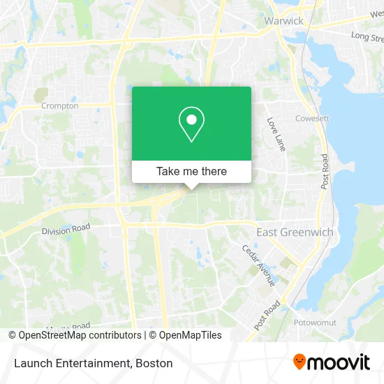 Launch Entertainment map