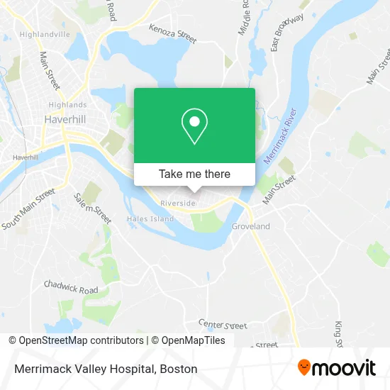 Merrimack Valley Hospital map