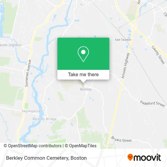 Berkley Common Cemetery map