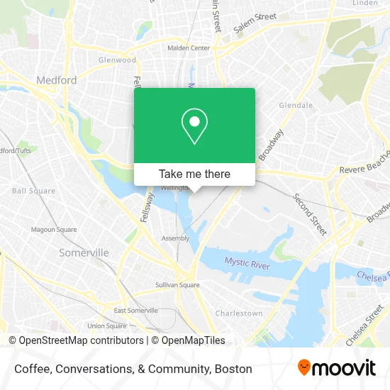 Coffee, Conversations, & Community map