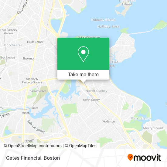 Gates Financial map