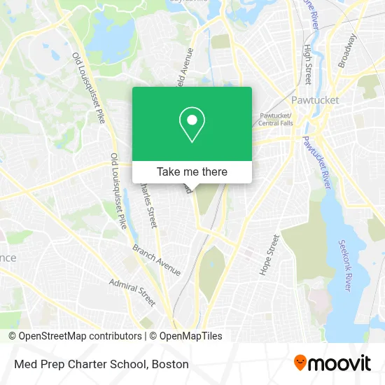 Med Prep Charter School map