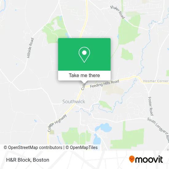 H&R Block map
