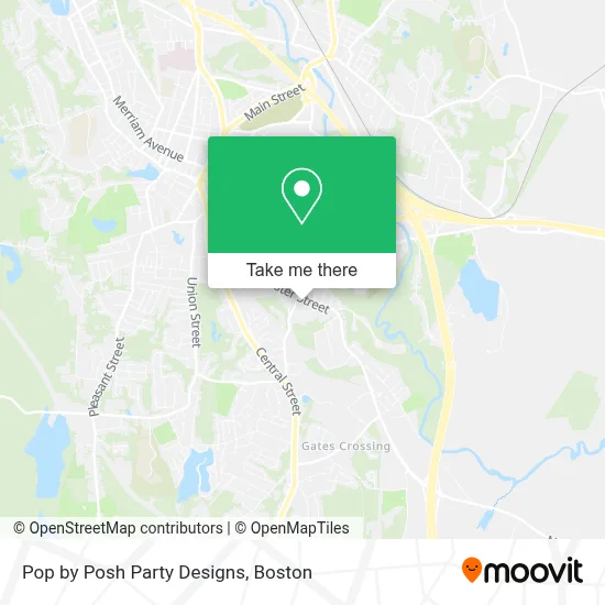 Pop by Posh Party Designs map