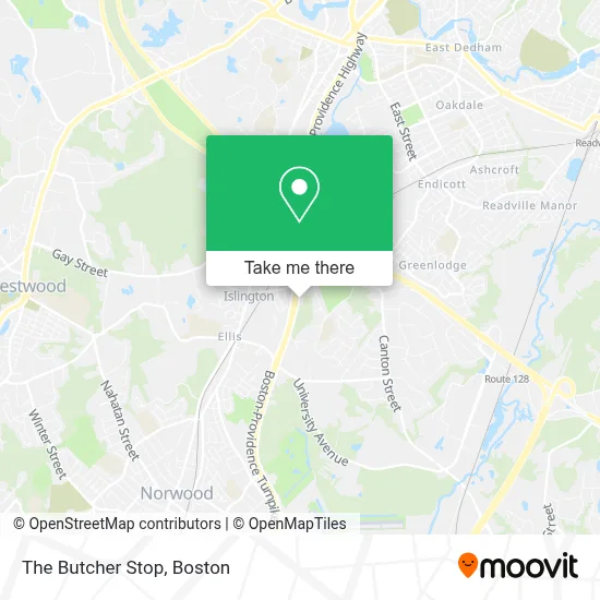 The Butcher Stop map