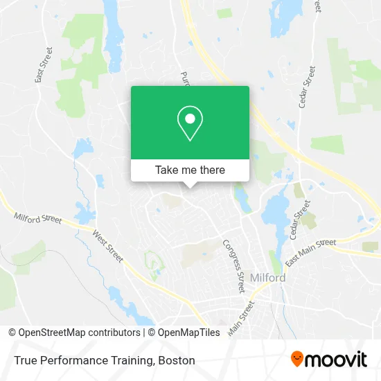 True Performance Training map