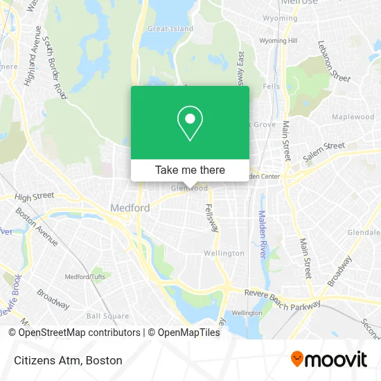 Citizens Atm map