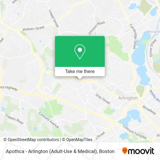 Apothca - Arlington (Adult-Use & Medical) map