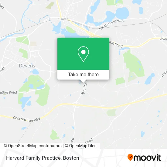Harvard Family Practice map