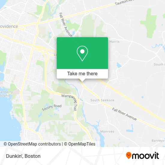 Dunkin' map