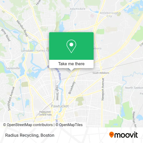 Radius Recycling map