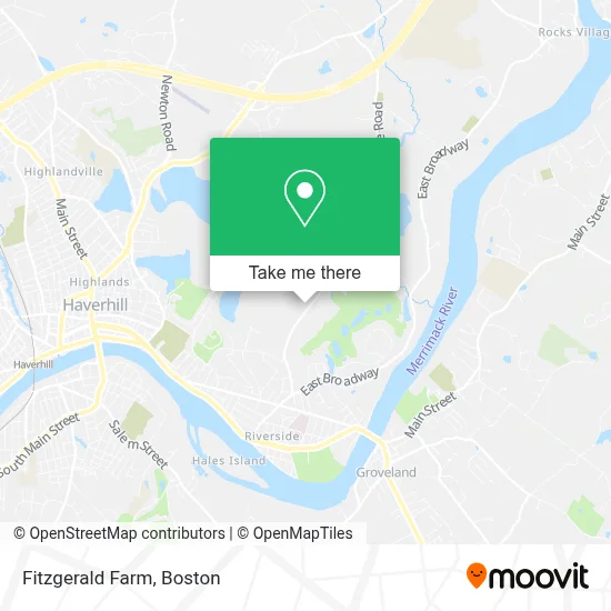 Fitzgerald Farm map