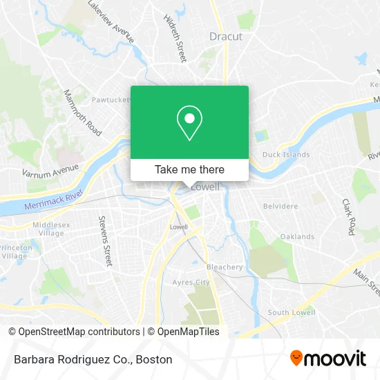 Barbara Rodriguez Co. map