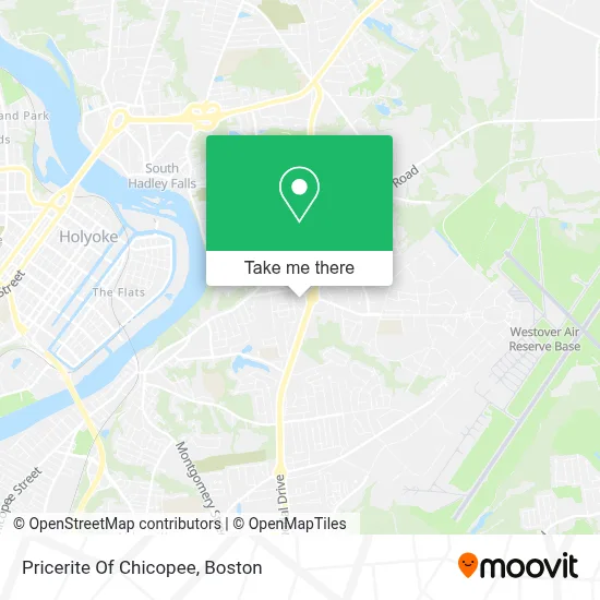 Pricerite Of Chicopee map