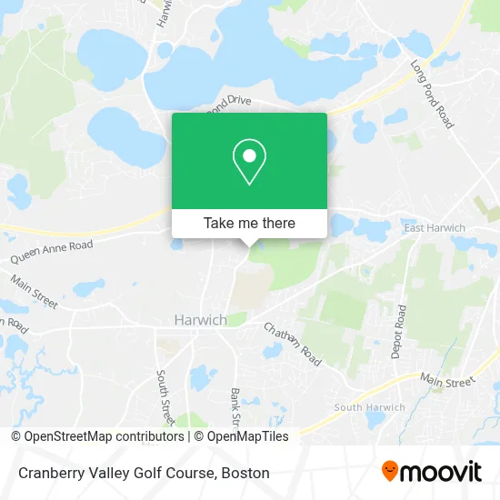 Cranberry Valley Golf Course map