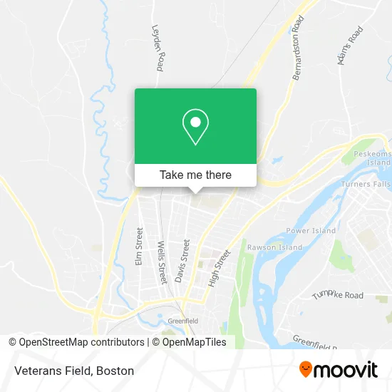 Veterans Field map