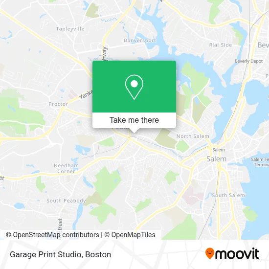 Garage Print Studio map