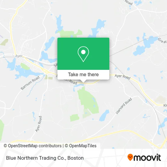 Blue Northern Trading Co. map