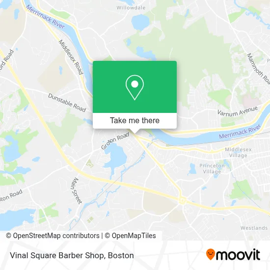 Vinal Square Barber Shop map