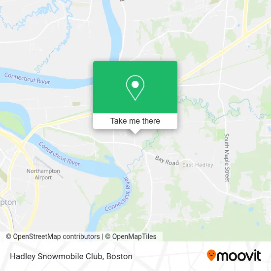 Hadley Snowmobile Club map