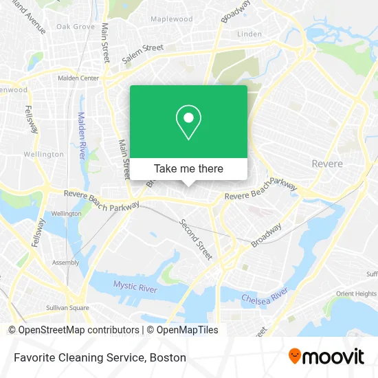 Favorite Cleaning Service map