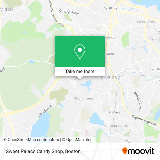 Sweet Palace Candy Shop map
