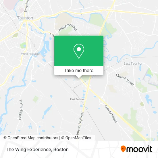 The Wing Experience map