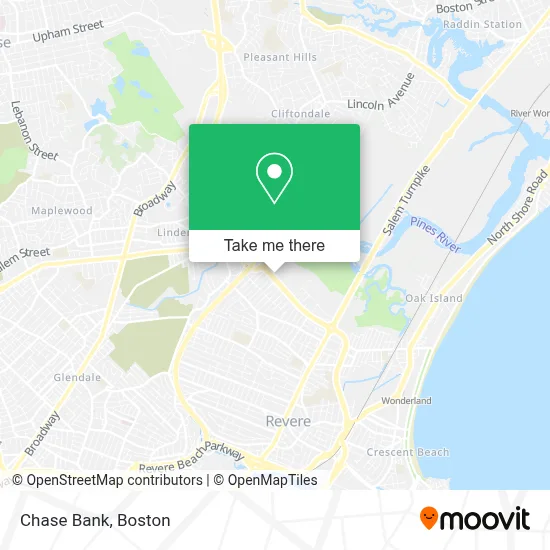 Chase Bank map