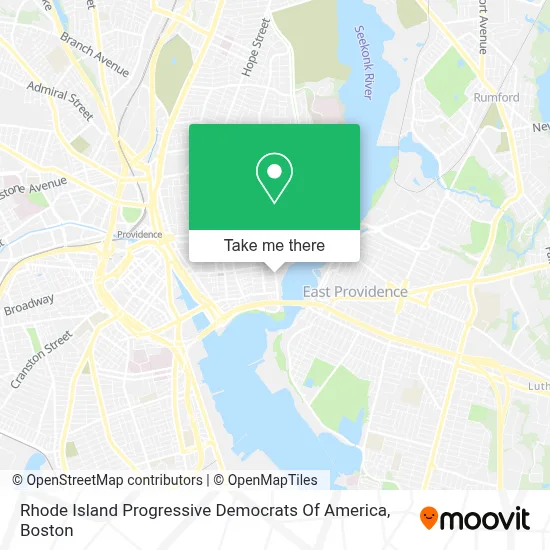 Rhode Island Progressive Democrats Of America map