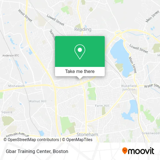 Gbar Training Center map