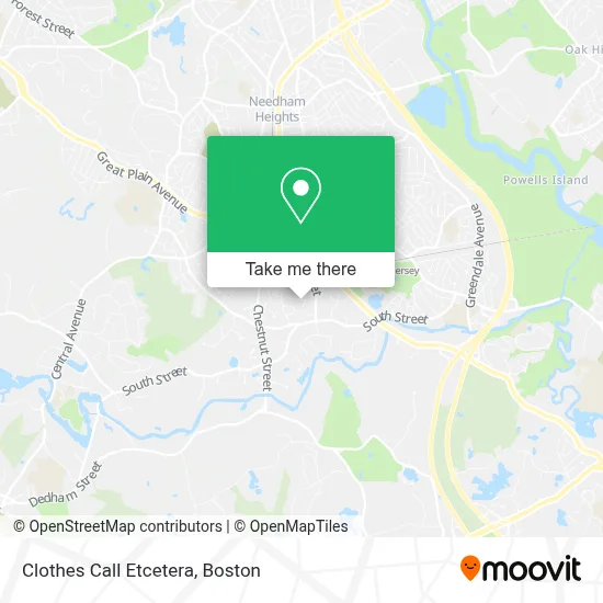 Clothes Call Etcetera map