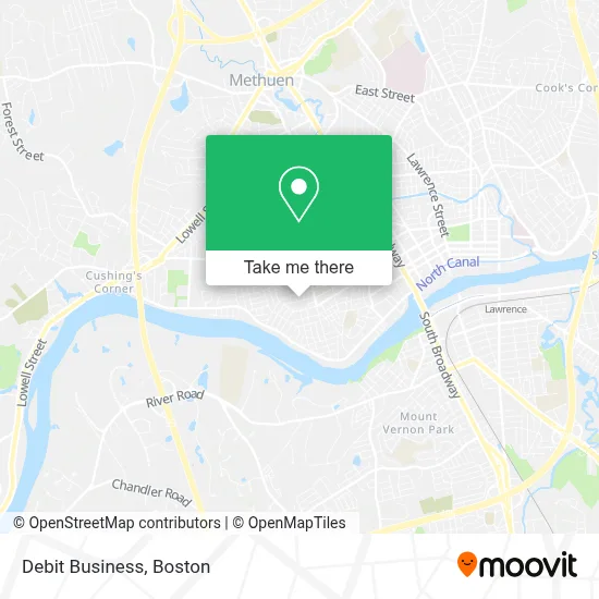 Debit Business map