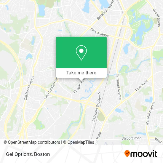Gel Optionz map