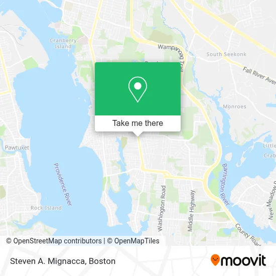 Steven A. Mignacca map