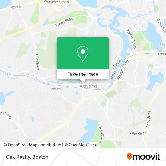 Oak Realty map